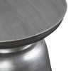 Toby - Metal Accent Table - Silver