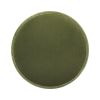 Fuji 19" Oversized Round Storage Ottoman, Olive Green Performance Velvet